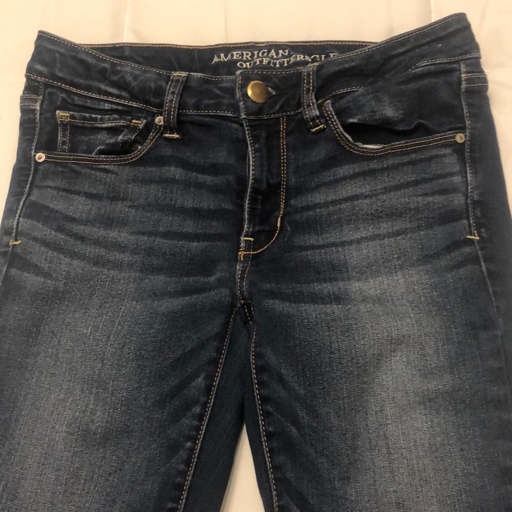 🦅 American Eagle Outfitters Super Stretch Skinny Jeans Size 6 Short